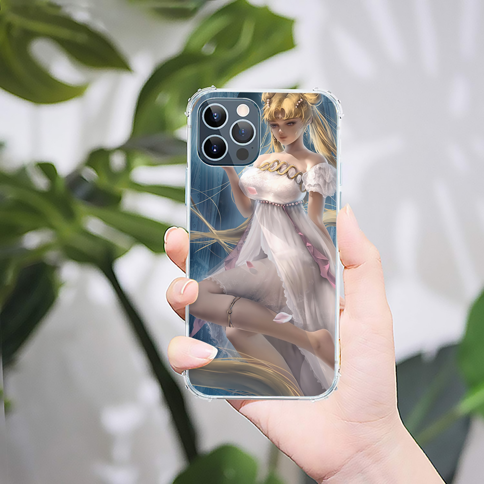 （画像用） 美少女戦士セーラームーン Sailor Moon 【iPhone 12シリーズ対応】透明スマホケース（クリアソフトケース）